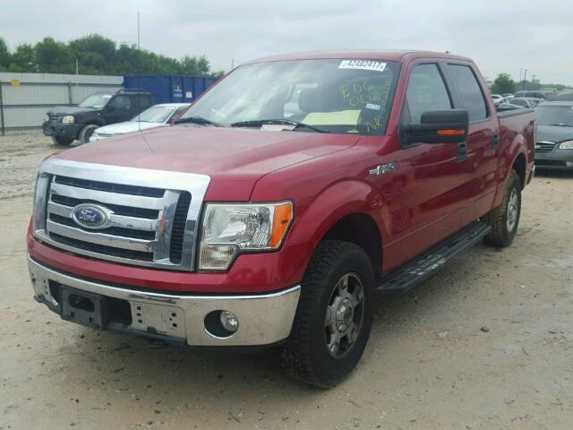 1FTFW1EV4AKE06002 - 2010 FORD F150 SUPER RED photo 2