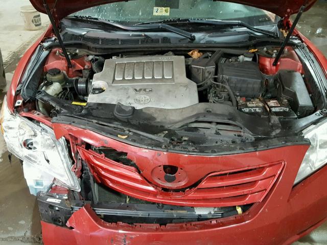 4T1BK46K67U030055 - 2007 TOYOTA CAMRY NEW RED photo 7