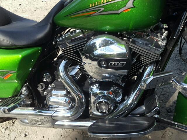 1HD1KBM11FB650447 - 2015 HARLEY-DAVIDSON FLHX STREE GREEN photo 7