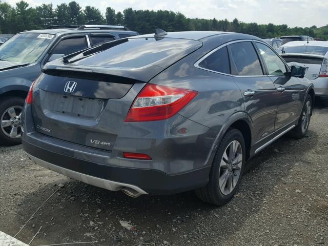 5J6TF2H54EL002468 - 2014 HONDA CROSSTOUR GRAY photo 4