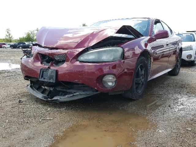 2G2WS522041332812 - 2004 PONTIAC GRAND PRIX 勃艮第红 照片 2