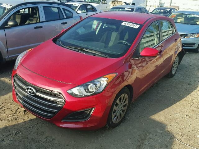 KMHD35LH5GU252848 - 2016 HYUNDAI ELANTRA GT RED photo 2