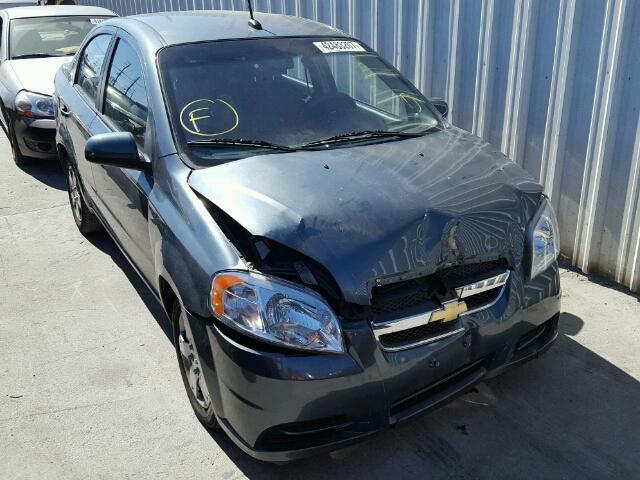 KL1TD5DE7AB135459 - 2010 CHEVROLET AVEO LS GREEN photo 1