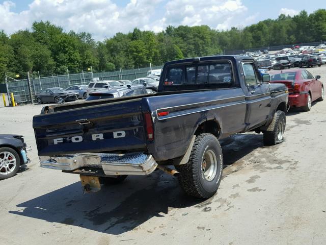 F14HEDJ4335 - 1979 FORD PICKUP BLACK photo 4