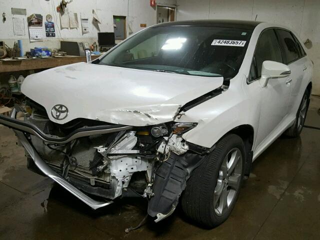 4T3BK3BB6DU089576 - 2013 TOYOTA VENZA LE WHITE photo 2