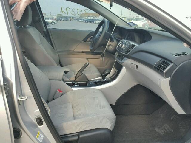 1HGCR2F39EA054139 - 2014 HONDA ACCORD LX SILVER photo 5