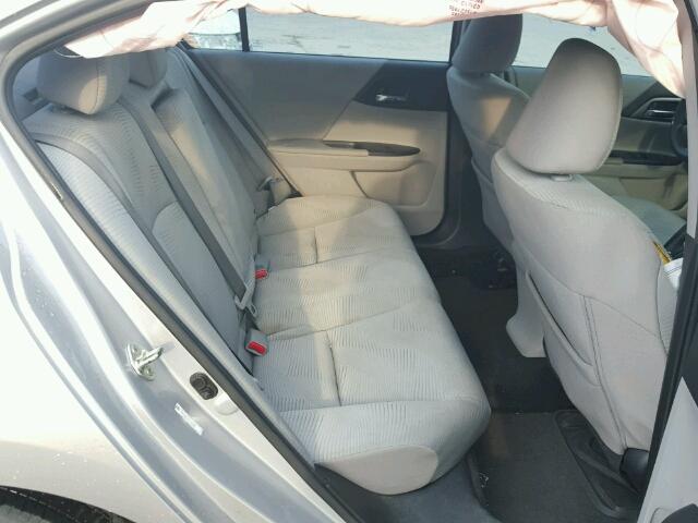 1HGCR2F39EA054139 - 2014 HONDA ACCORD LX SILVER photo 6