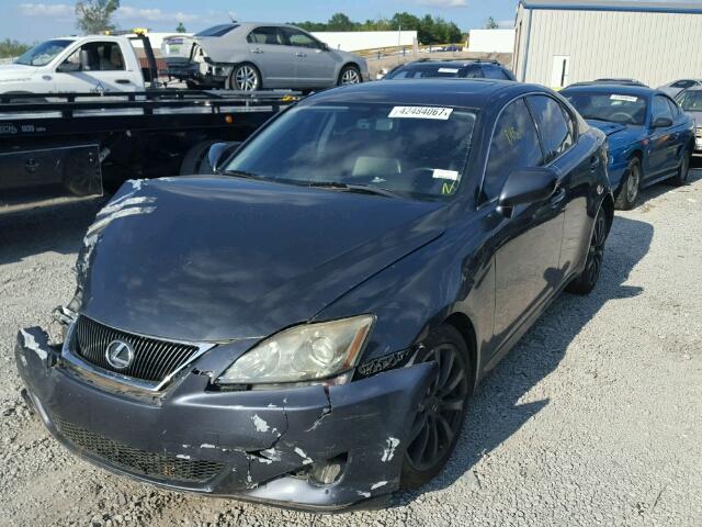 JTHCK262675012760 - 2007 LEXUS IS 250 GRAY photo 2