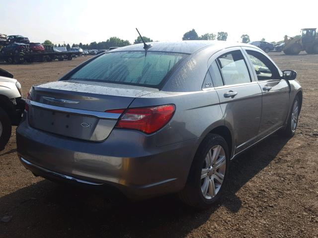 1C3CCBBG8CN303128 - 2012 CHRYSLER 200 TOURIN GRAY photo 4