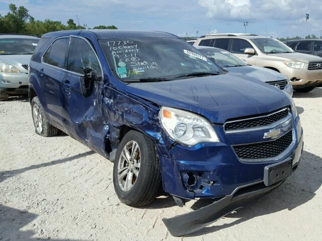 2CNALBEWXA6276694 - 2010 CHEVROLET EQUINOX LS BLUE photo 1