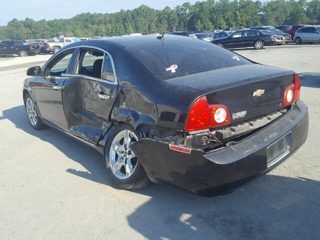 1G1ZH57B49F221995 - 2009 CHEVROLET MALIBU 1LT შავი ფოტო 3