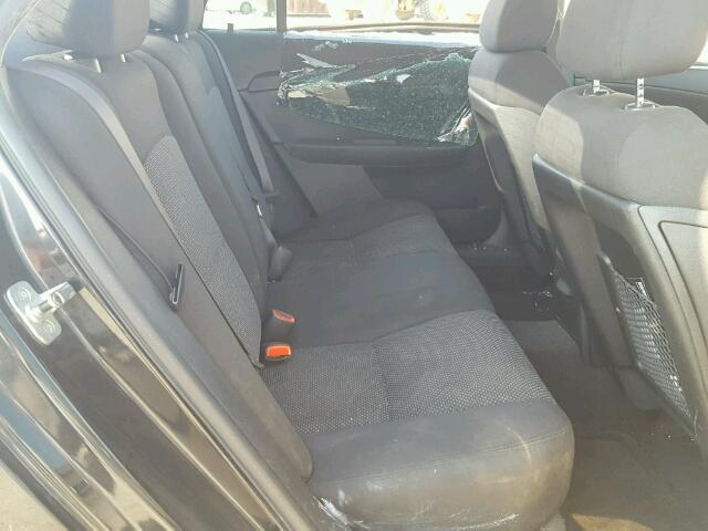 1G1ZH57B49F221995 - 2009 CHEVROLET MALIBU 1LT შავი ფოტო 6