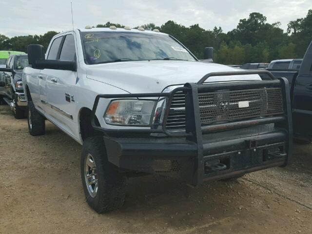 3D7UT2CL8AG108766 - 2010 DODGE RAM 2500 WHITE photo 1