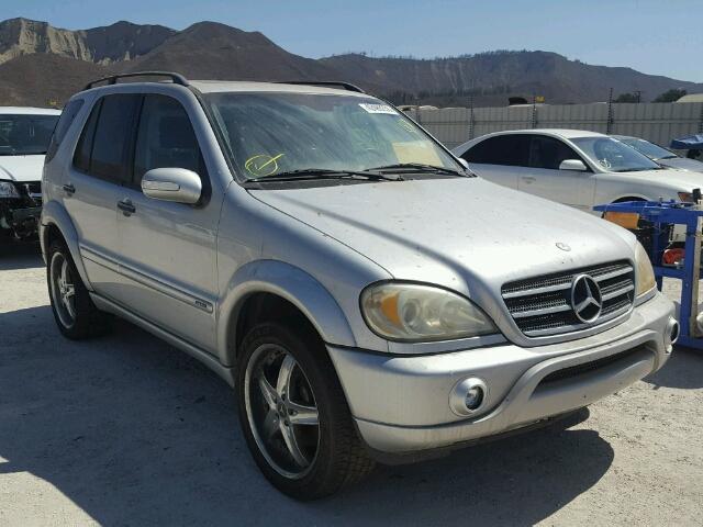 4JGAB75E02A314672 - 2002 MERCEDES-BENZ ML 500 SILVER photo 1