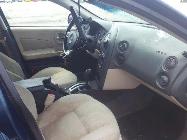 2G2WR524151147618 - 2005 PONTIAC GRAND PRIX ლურჯი ფოტო 5
