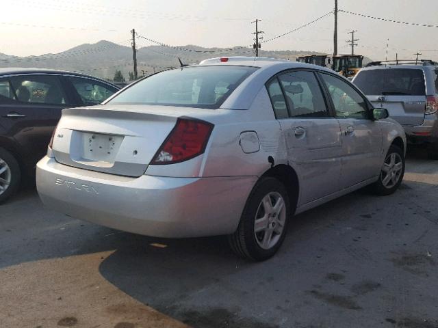 1G8AZ55FX7Z120344 - 2007 SATURN ION LEVEL SILVER photo 4