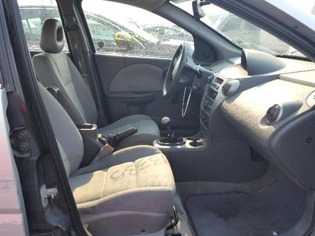 1G8AZ55FX7Z120344 - 2007 SATURN ION LEVEL SILVER photo 5