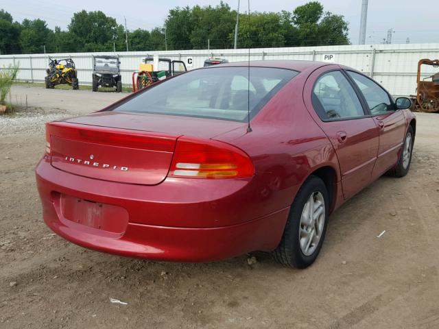 2B3HD46R6XH637373 - 1999 DODGE INTREPID RED photo 4