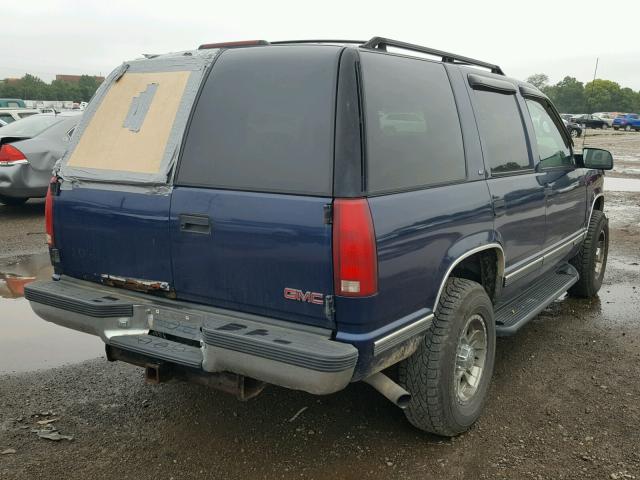 1GKEK13R8XJ753476 - 1999 GMC DENALI BLUE photo 4