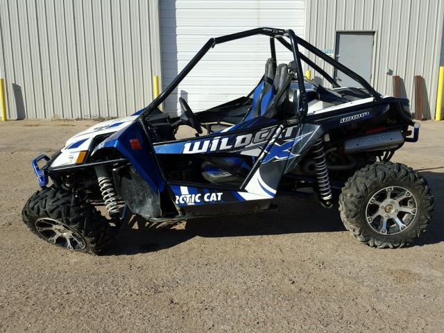 4UF14MPV0ET300895 - 2014 ARCTIC CAT WILDCAT BLUE photo 3