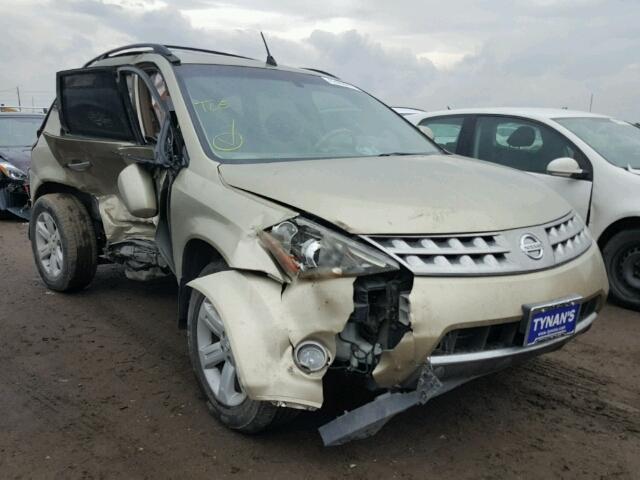 JN8AZ08W16W544715 - 2006 NISSAN MURANO SL GOLD photo 1