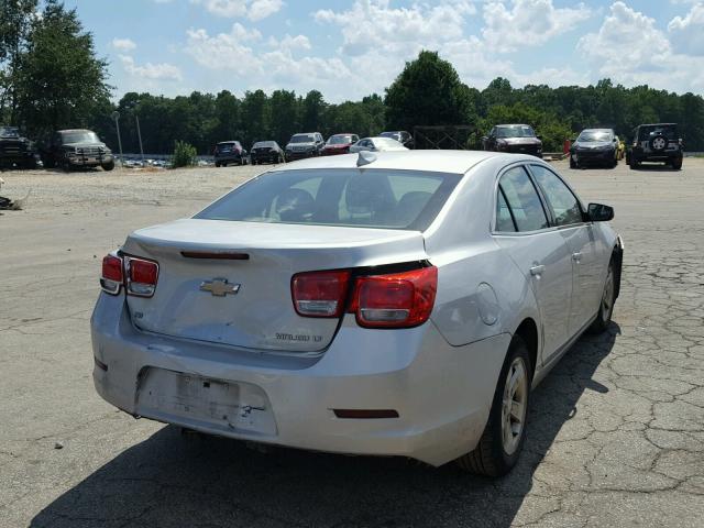 1G11C5SL2FF116458 - 2015 CHEVROLET MALIBU 1LT SILVER photo 4