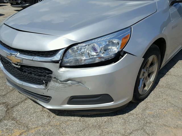 1G11C5SL2FF116458 - 2015 CHEVROLET MALIBU 1LT SILVER photo 9
