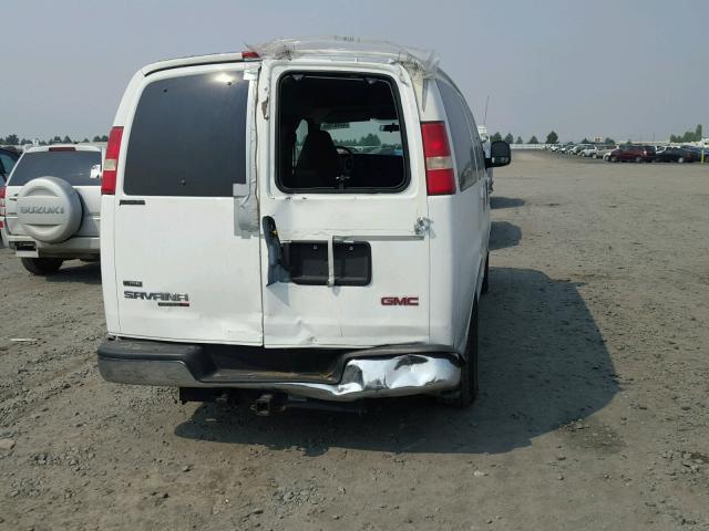 1GKFH154791135430 - 2009 GMC SAVANA G15 WHITE photo 9