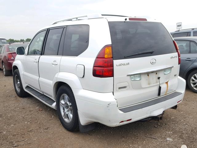 JTJBT20X140053981 - 2004 LEXUS GX 470 WHITE photo 3