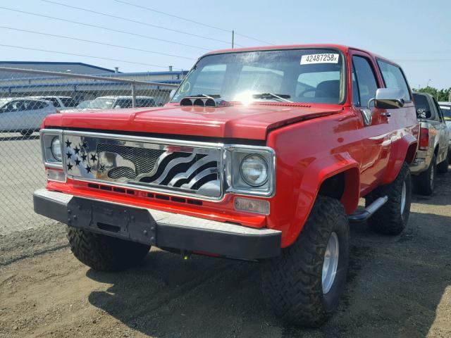 TKR187F504012 - 1977 GMC JIMMY RED photo 2