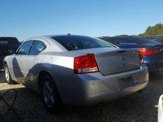 2B3CA3CV3AH247823 - 2010 DODGE CHARGER SILVER photo 3