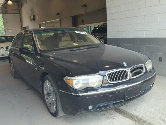 WBAGN63423DR09689 - 2003 BMW 745 LI BLACK photo 1