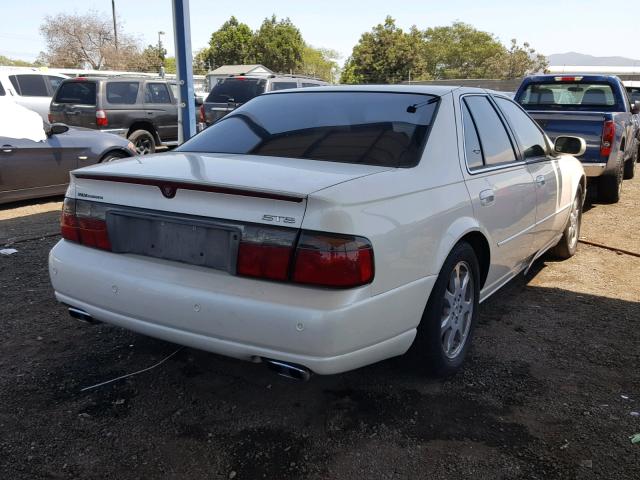 1G6KY54961U296307 - 2001 CADILLAC SEVILLE ST WHITE photo 4