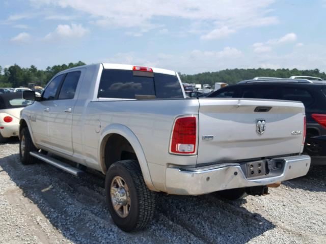 3C6UR5NL1DG611669 - 2013 RAM 2500 LARAM SILVER photo 3