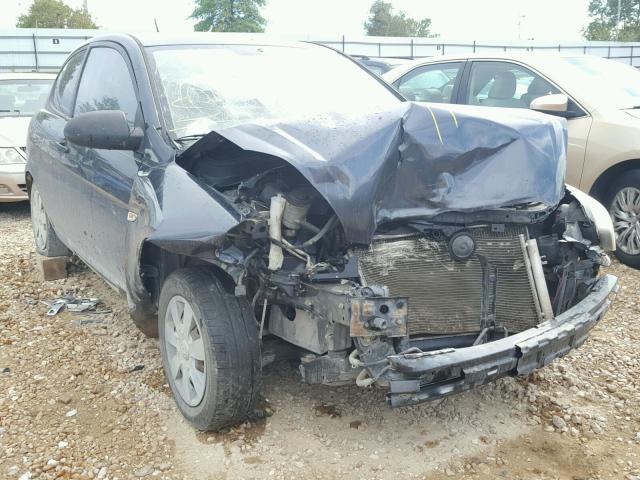 KMHCM36C37U004630 - 2007 HYUNDAI ACCENT BLUE photo 1