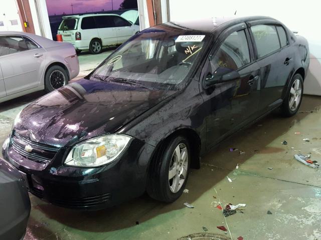 1G1AD5F54A7241215 - 2010 CHEVROLET COBALT 1LT BLACK photo 2