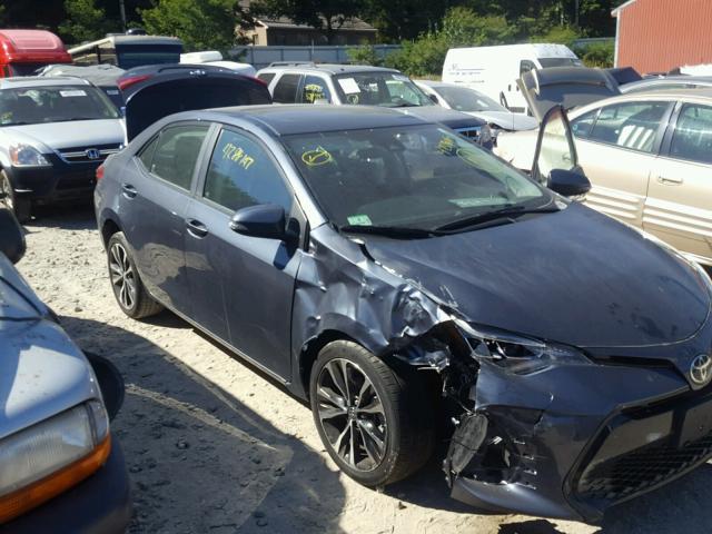 2T1BURHE8HC836495 - 2017 TOYOTA COROLLA L GRAY photo 1