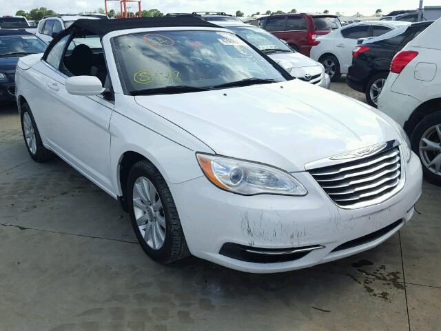 1C3BCBEB9CN115939 - 2012 CHRYSLER 200 WHITE photo 1