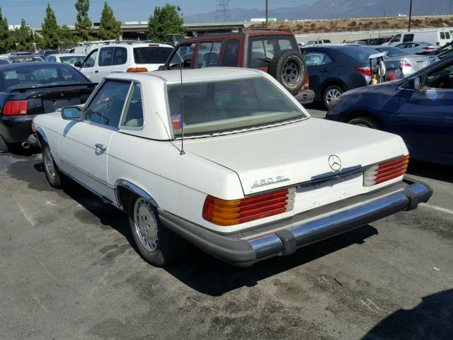 10704412045189 - 1978 MERCEDES-BENZ 450 SL WHITE photo 3