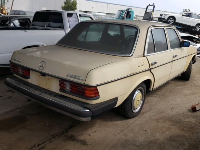 12312312132496 - 1979 MERCEDES-BENZ 240D YELLOW photo 4