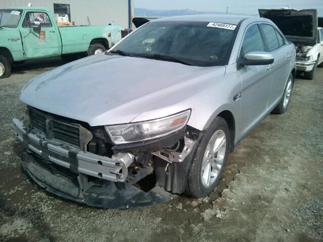 1FAHP2E84DG156439 - 2013 FORD TAURUS SEL SILVER photo 2