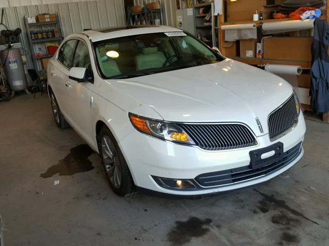 1LNHL9DK0DG605798 - 2013 LINCOLN MKS WHITE photo 1