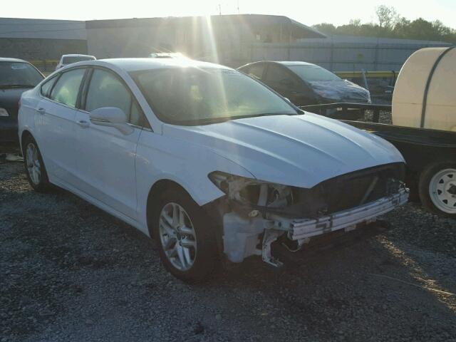 1FA6P0H72E5384225 - 2014 FORD FUSION WHITE photo 1