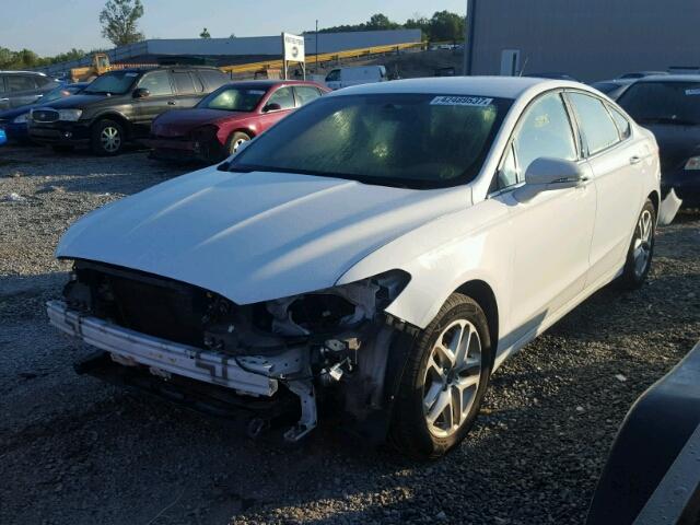 1FA6P0H72E5384225 - 2014 FORD FUSION WHITE photo 2