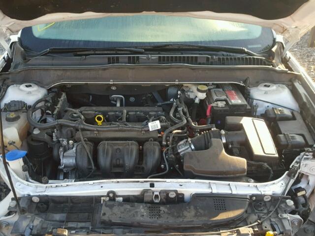 1FA6P0H72E5384225 - 2014 FORD FUSION WHITE photo 7