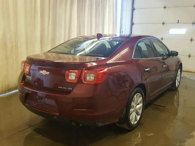 1G11F5SL1FF259151 - 2015 CHEVROLET MALIBU LTZ 栗色 照片 4