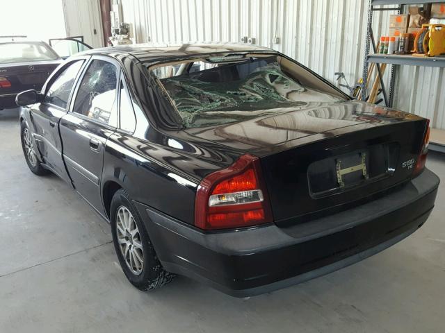 YV1TS90DX11162576 - 2001 VOLVO S80 T6 BLACK photo 3