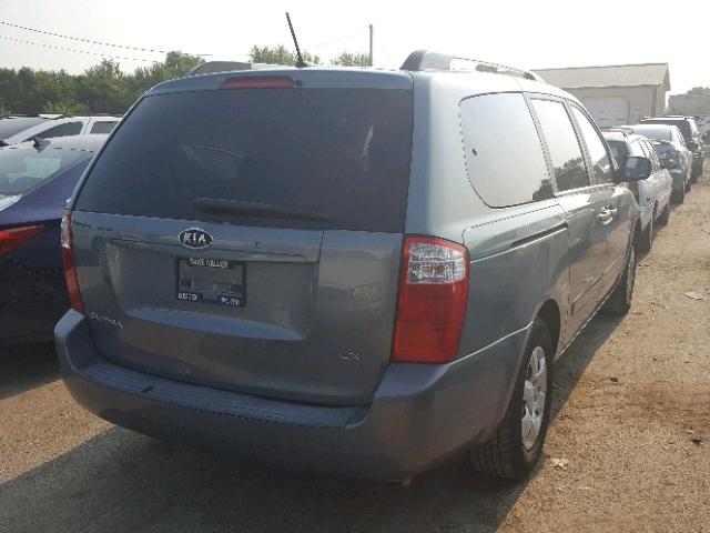 KNDMB233596314914 - 2009 KIA SEDONA EX GRAY photo 4