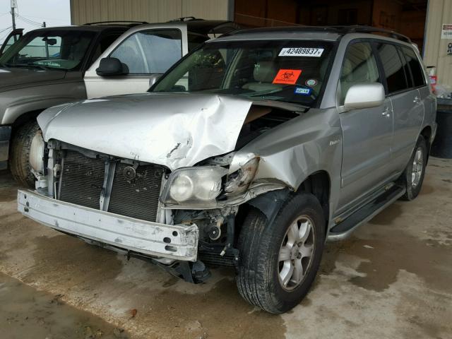 JTEGF21A420043187 - 2002 TOYOTA HIGHLANDER SILVER photo 2