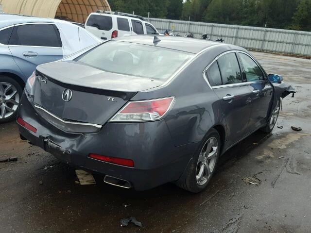 19UUA8F51AA006144 - 2010 ACURA TL GRAY photo 4